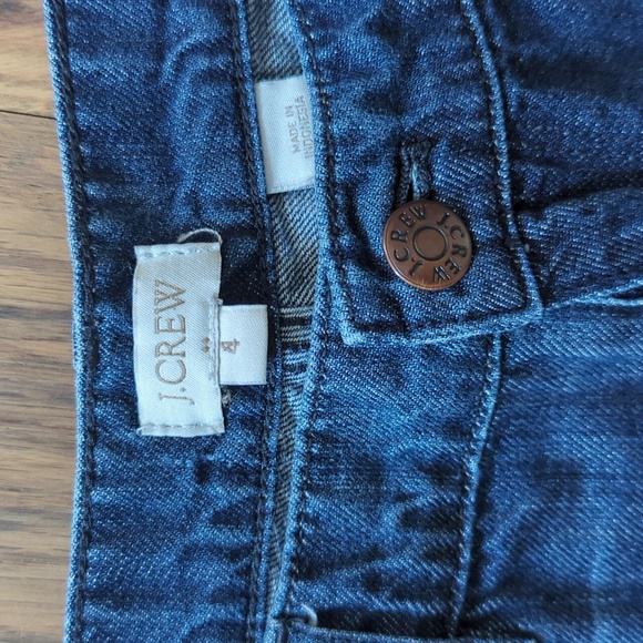 J. Crew Cut Off Denim Shorts Sz 4 - Picture 3 of 4